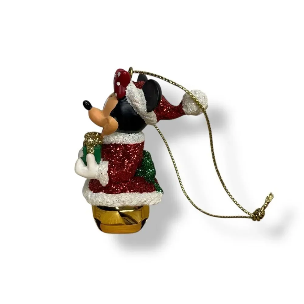 Disney Minnie Mouse Jingle Bell Christmas Ornament‎ Holiday Collectible